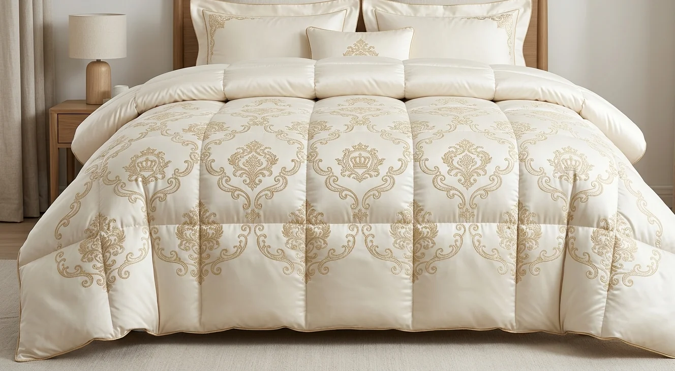 Polyester Shell Down Fill Comforter